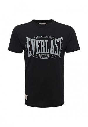 Футболка Everlast. Цвет: черный