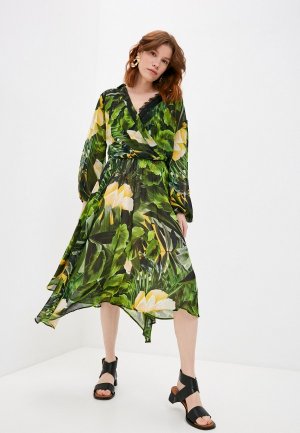 Платье Liu Jo. Цвет: зеленый