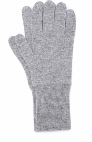 Кашемировые перчатки Allude. Цвет: светло-серый