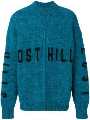 Пуловер Lost Hill Yeezy. Цвет: синий