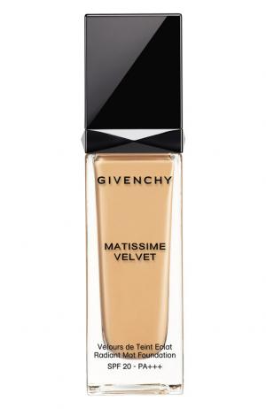 Матирующий тональный флюид Matissime Velvet SPF 3.5 Mat Vanilla Givenchy. Цвет: бесцветный