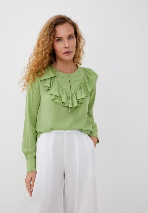 Блуза Sei Tu. Цвет: зеленый