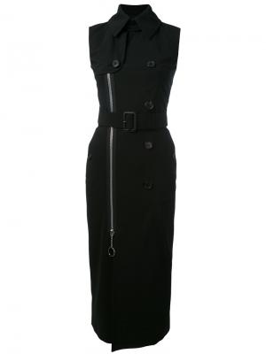Платье-тренч с поясом Givenchy. Цвет: чёрный