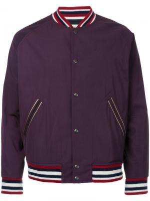 Куртка-бомбер на молнии Kent & Curwen. Цвет: розовый и фиолетовый