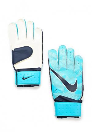 Перчатки вратарские Nike. Цвет: голубой