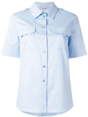 Рубашка с короткими рукавами Stella McCartney. Цвет: синий