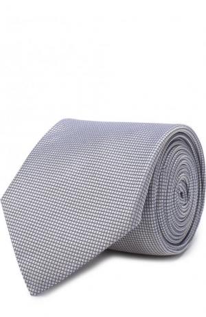 Шелковый галстук с узором Pal Zileri. Цвет: голубой