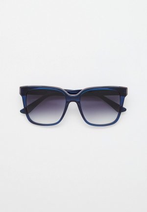 Очки солнцезащитные Calvin Klein. Цвет: синий