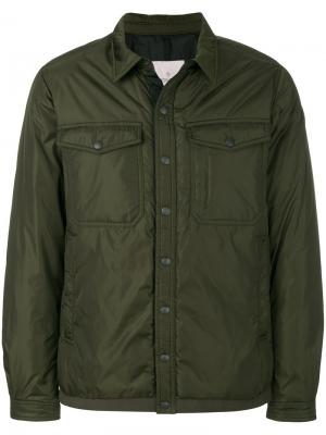 Куртка-пуховик Erault Moncler. Цвет: зелёный