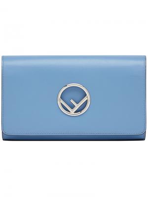 Wallet bag on chain Fendi. Цвет: синий