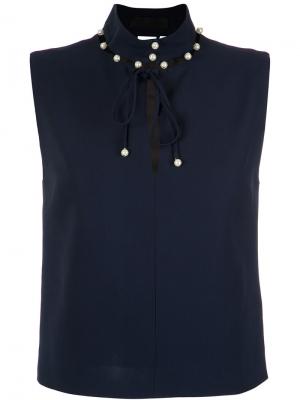 Embellished blouse Nk. Цвет: синий
