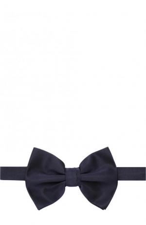 Шелковый галстук-бабочка Emporio Armani. Цвет: темно-синий
