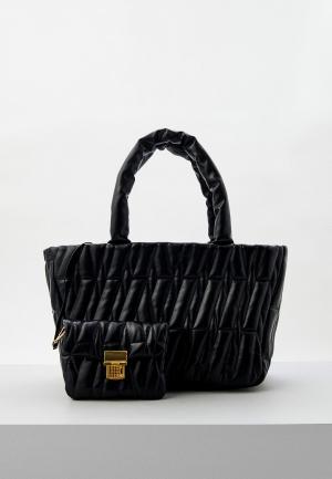 Сумка и клатч MSGM. Цвет: черный