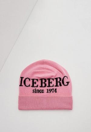 Шапка Iceberg. Цвет: розовый