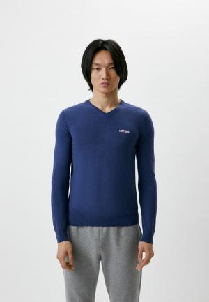 Пуловер Roberto Cavalli Sport. Цвет: синий
