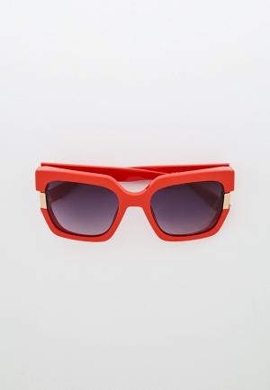 Очки солнцезащитные Furla. Цвет: красный