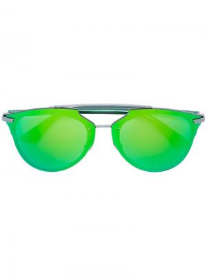 Солнцезащитные очки ReflectedP Dior Eyewear. Цвет: зелёный