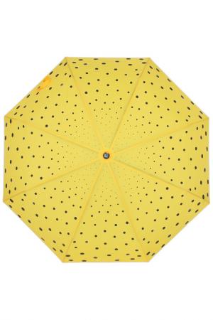 Зонт-полуавтомат Flioraj. Цвет: желтый