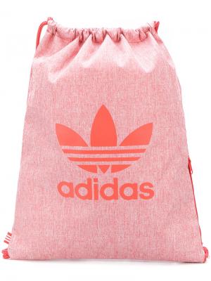 Рюкзак на завязках Adidas. Цвет: жёлтый и оранжевый