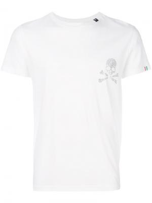 Crystal skull T-shirt Philipp Plein. Цвет: белый