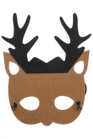 Карнавальная маска PlayToday. Цвет: коричневый