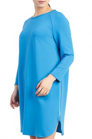 Платье LACY. Цвет: голубой