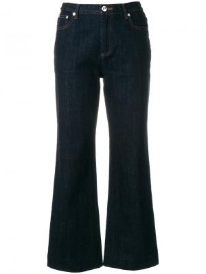 Укороченные джинсы A.P.C.. Цвет: синий
