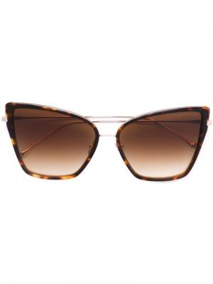 Солнцезащитные очки Sunbird Dita Eyewear. Цвет: коричневый