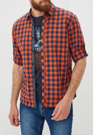 Рубашка Tom Tailor. Цвет: оранжевый