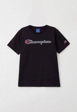 Футболка Champion. Цвет: черный