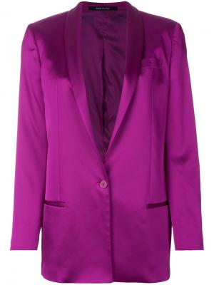 Атласный пиджак Tagliatore. Цвет: розовый и фиолетовый