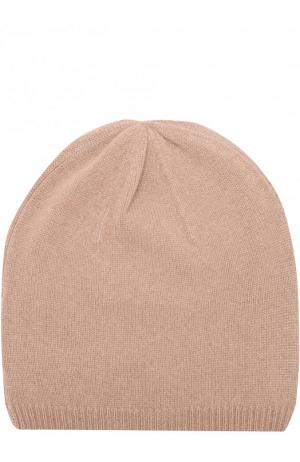 Кашемировая шапка бини Allude. Цвет: бежевый