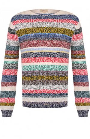Шерстяной свитер в контрастную полоску Burberry. Цвет: разноцветный