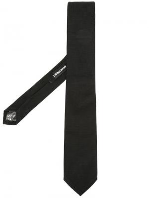 Классический галстук Evening Dsquared2. Цвет: чёрный