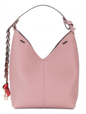 Маленькая сумка на плечо Anya Hindmarch. Цвет: розовый и фиолетовый