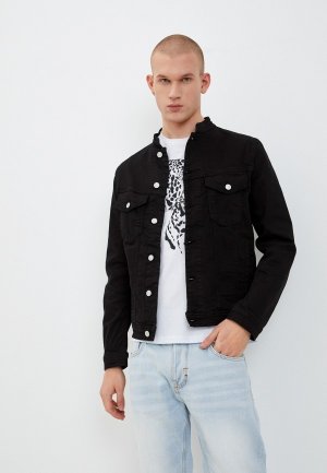 Куртка джинсовая Antony Morato. Цвет: черный