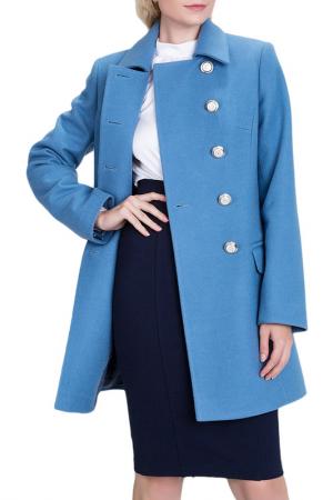 Пальто Audrey Right. Цвет: голубой