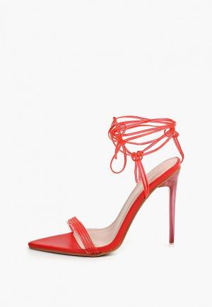 Босоножки Ideal Shoes. Цвет: красный