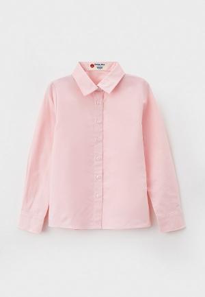 Рубашка Button Blue. Цвет: розовый