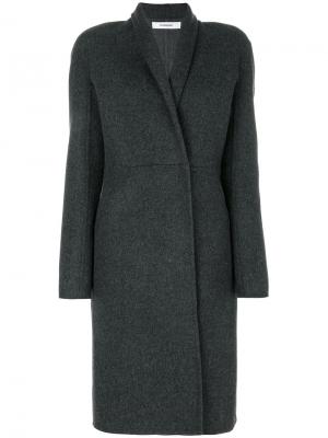Пальто с высоким воротником Chalayan. Цвет: серый