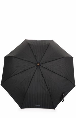 Складной зонт Moschino. Цвет: черный
