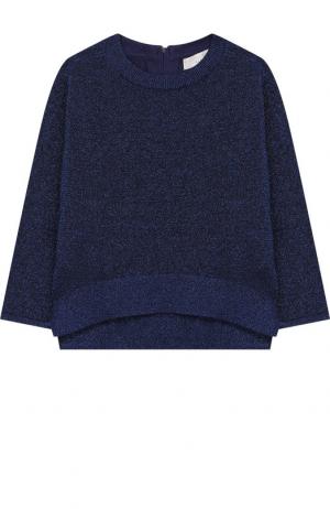 Пуловер с люрексом Stella McCartney. Цвет: синий