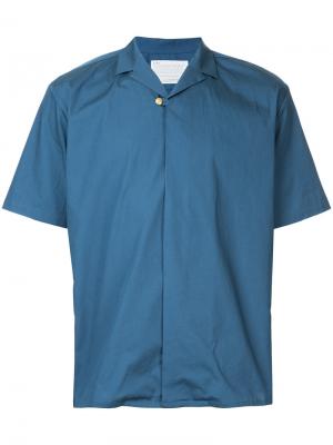 Рубашка с короткими рукавами Kolor. Цвет: синий