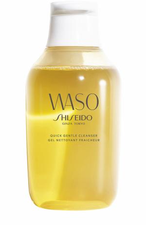 Мгновенно смягчающий очищающий гель Waso Shiseido. Цвет: бесцветный