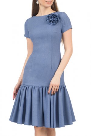Платье Olivegrey. Цвет: серо-голубой
