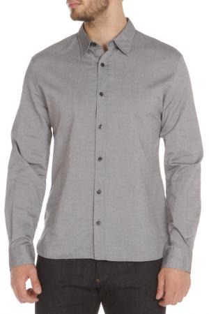 Рубашка Galliano. Цвет: серый