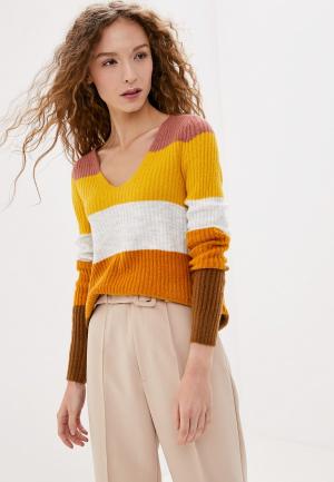 Пуловер Vila. Цвет: коричневый