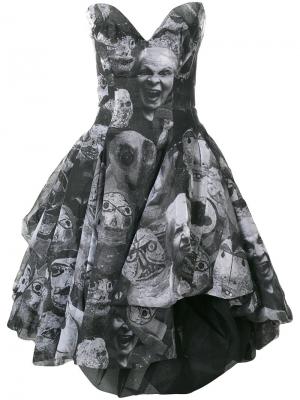 Платье с принтом Vivienne Westwood. Цвет: чёрный