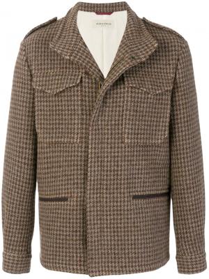 Короткое твидовое пальто Al Duca D’Aosta 1902. Цвет: коричневый