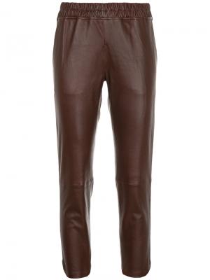 Укороченные брюки Inès & Maréchal. Цвет: коричневый